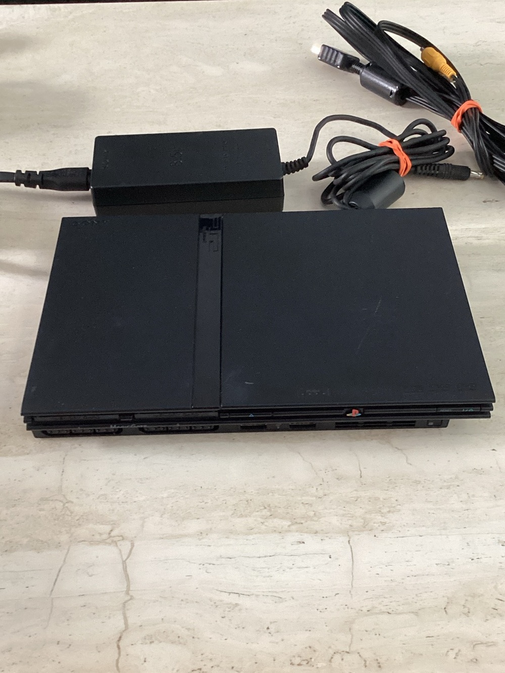 Sony PlayStation 2 Slim Console & 2 Sony Controllers OEM - Picture 4 of 16